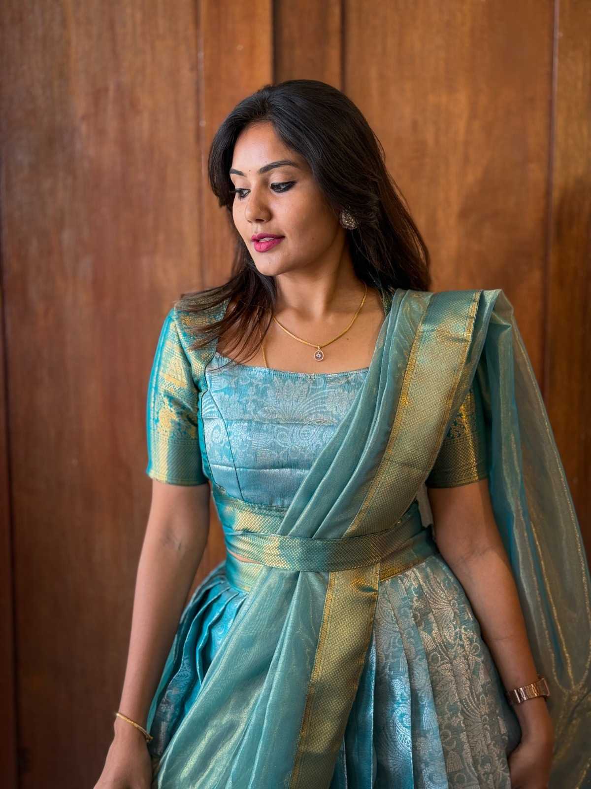 Kanjivaram Silk Designer Lehenga
