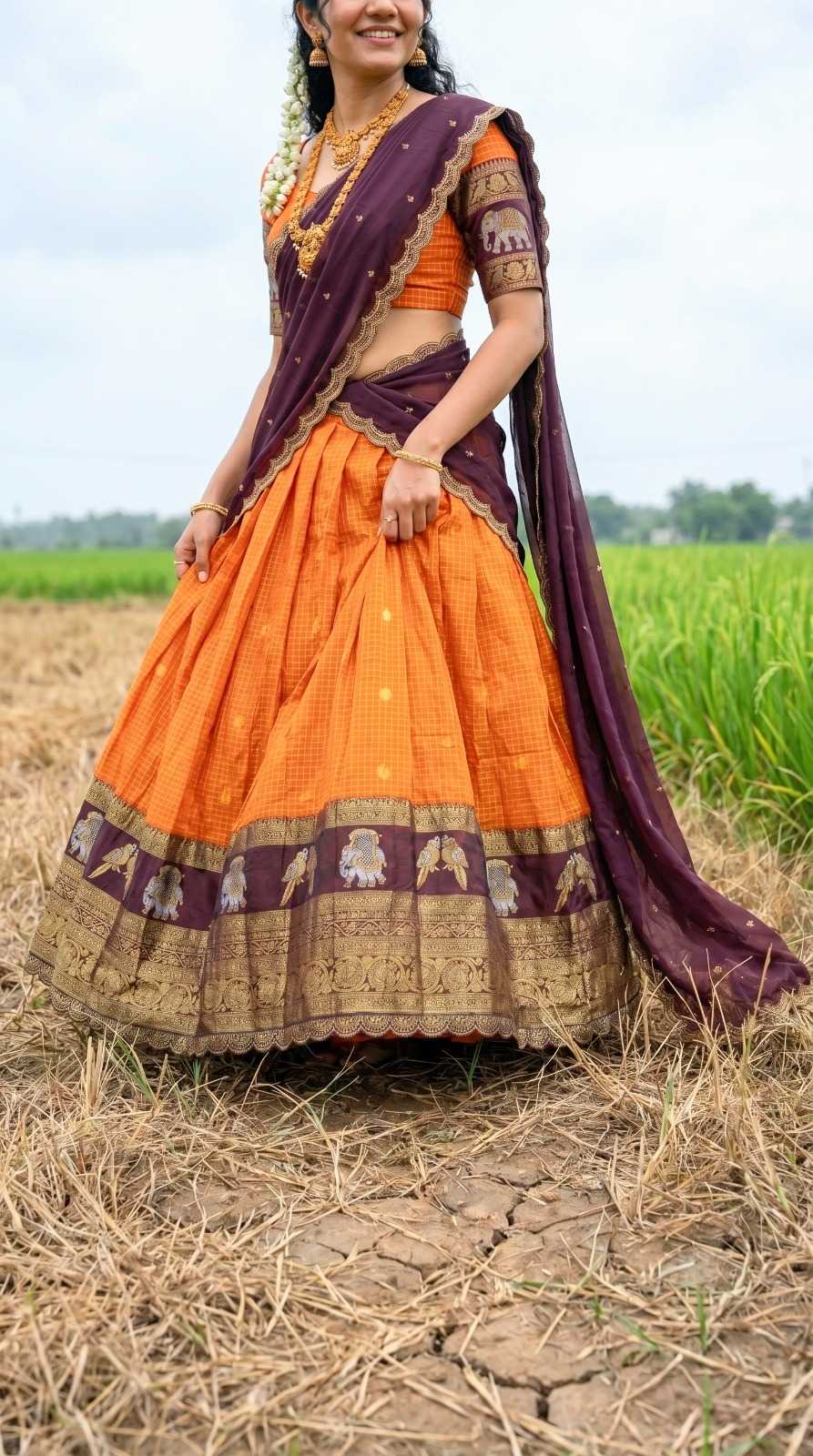 Silk Traditional Lehenga