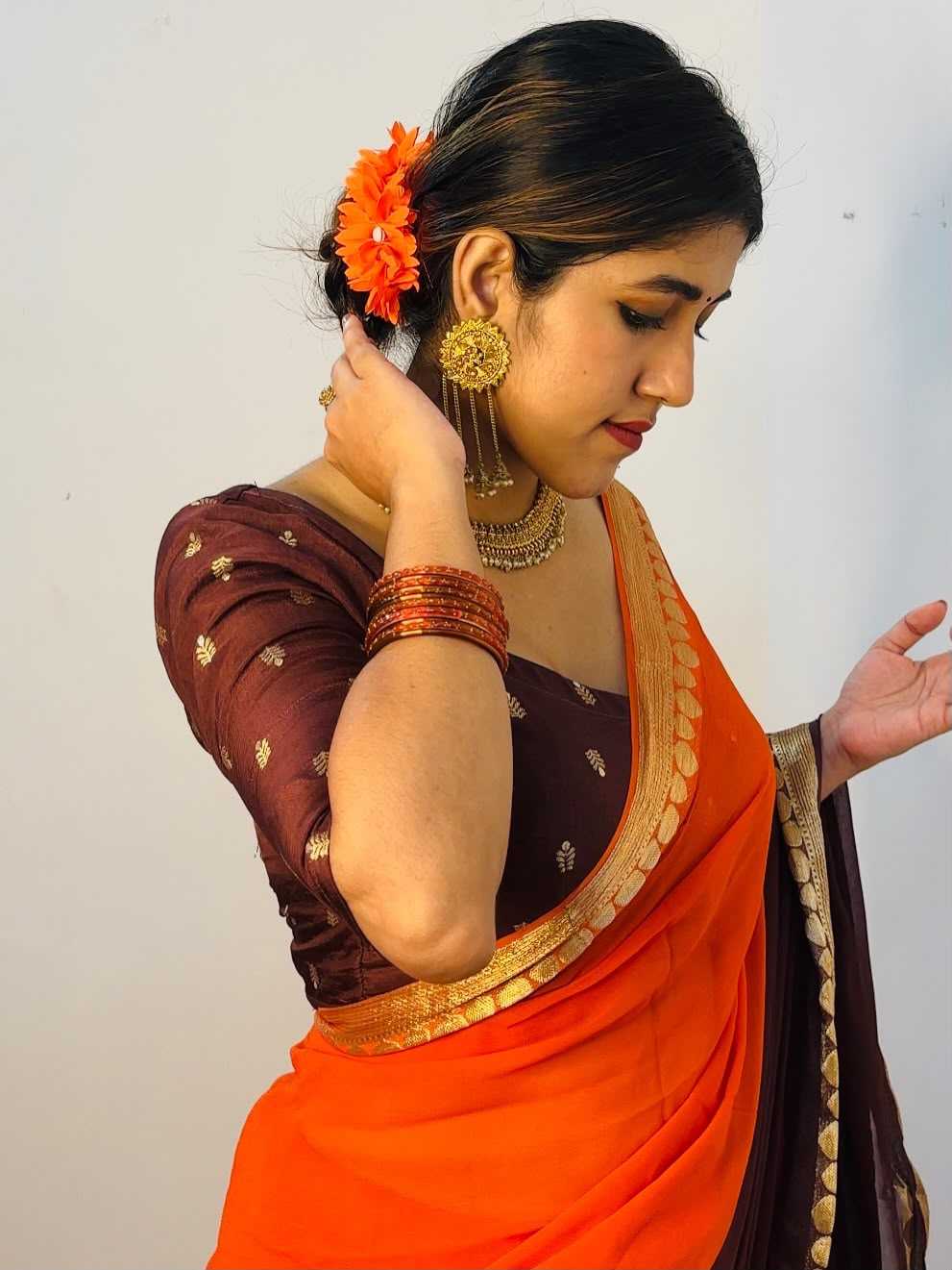 Georgette Fancy Saree