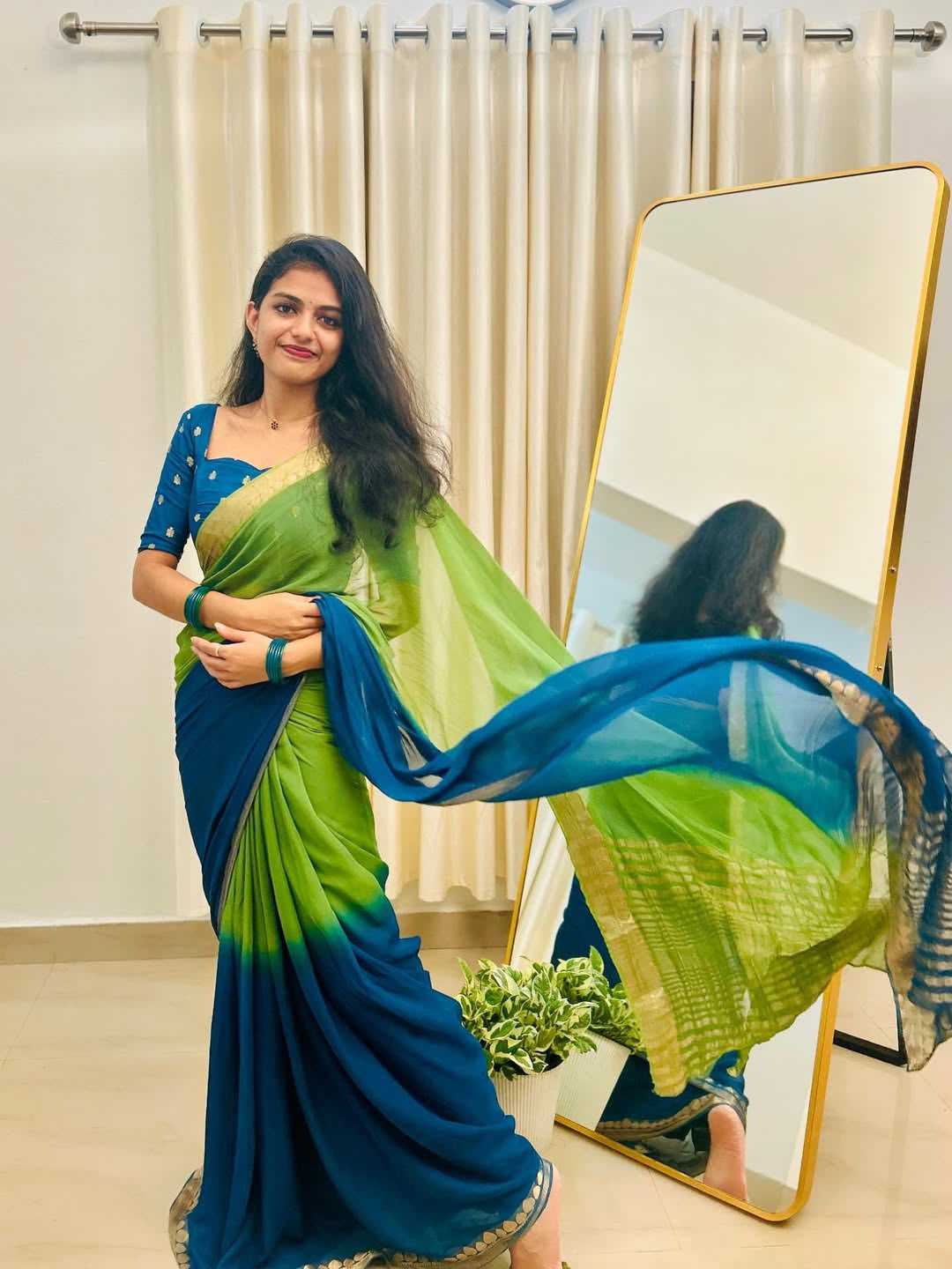 Georgette Fancy Saree