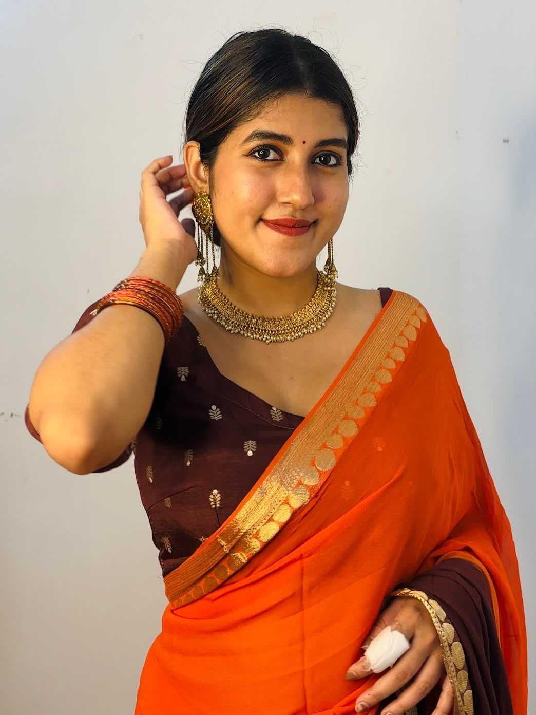 Georgette Fancy Saree