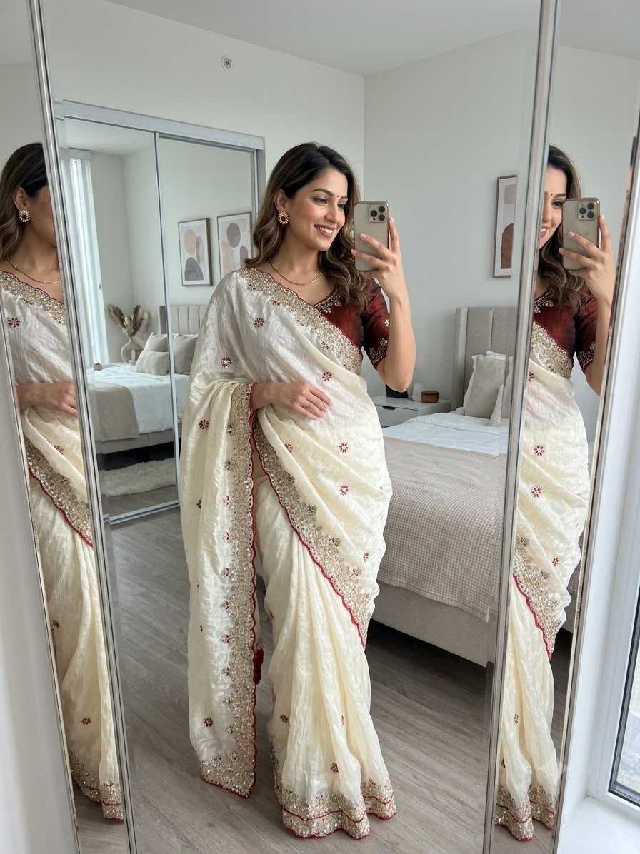 Sequin Saree