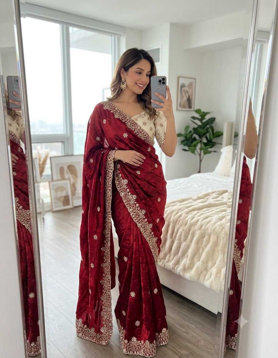 Sequin Saree