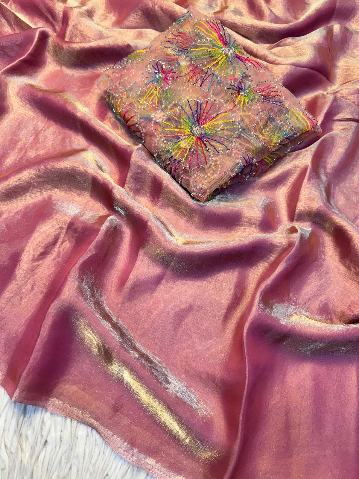 Aarohi Space Silk Soft Saree
