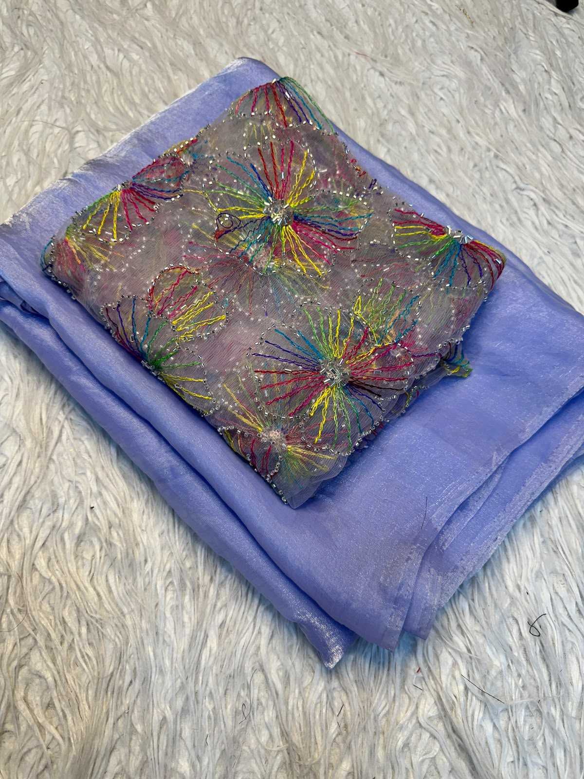 Aarohi Space Silk Soft Saree