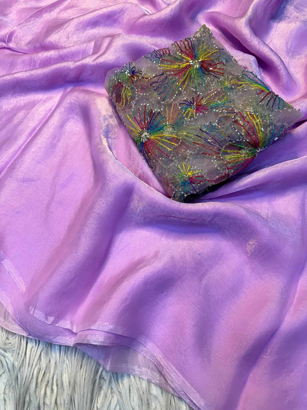 Aarohi Space Silk Soft Saree