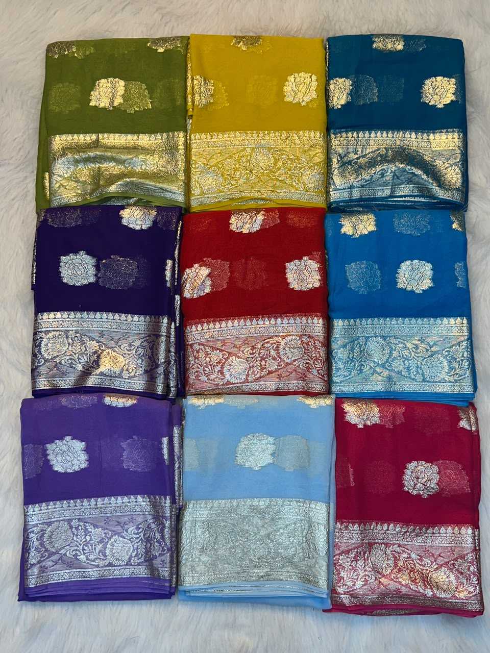 Viscose Georgette Saree