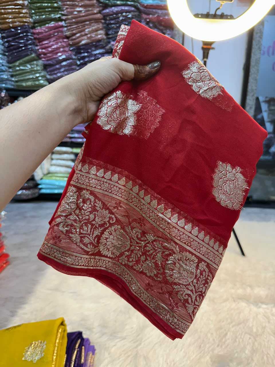 Viscose Georgette Saree