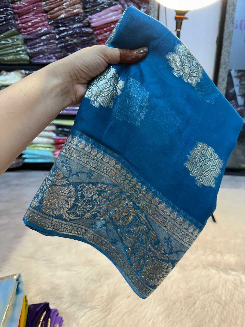 Viscose Georgette Saree