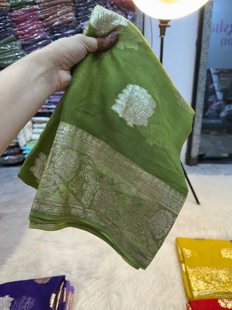Viscose Georgette Saree