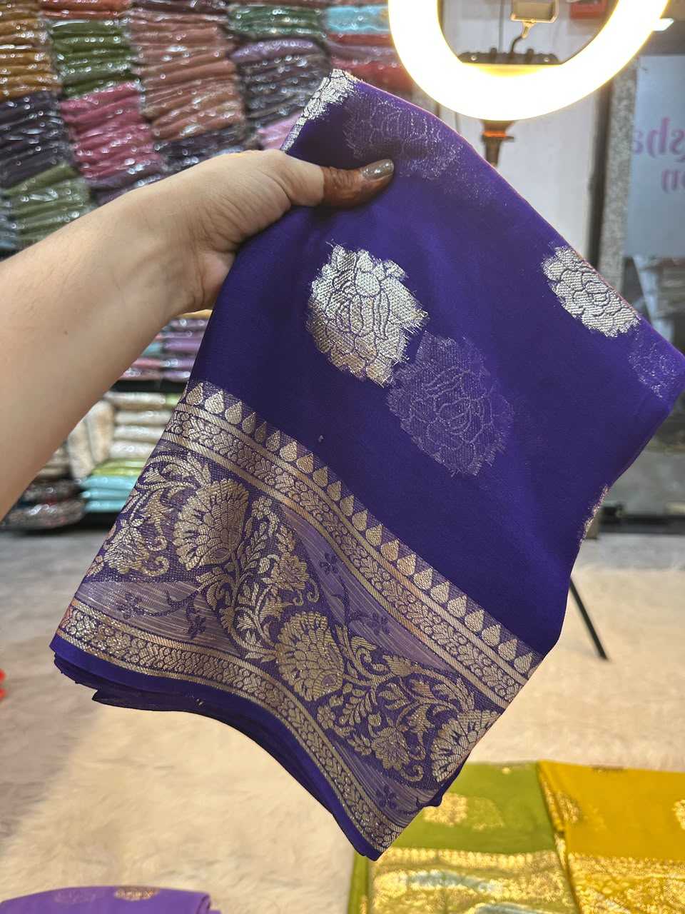 Viscose Georgette Saree