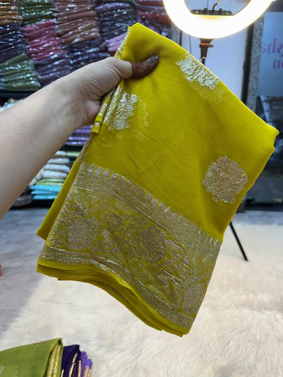 Viscose Georgette Saree