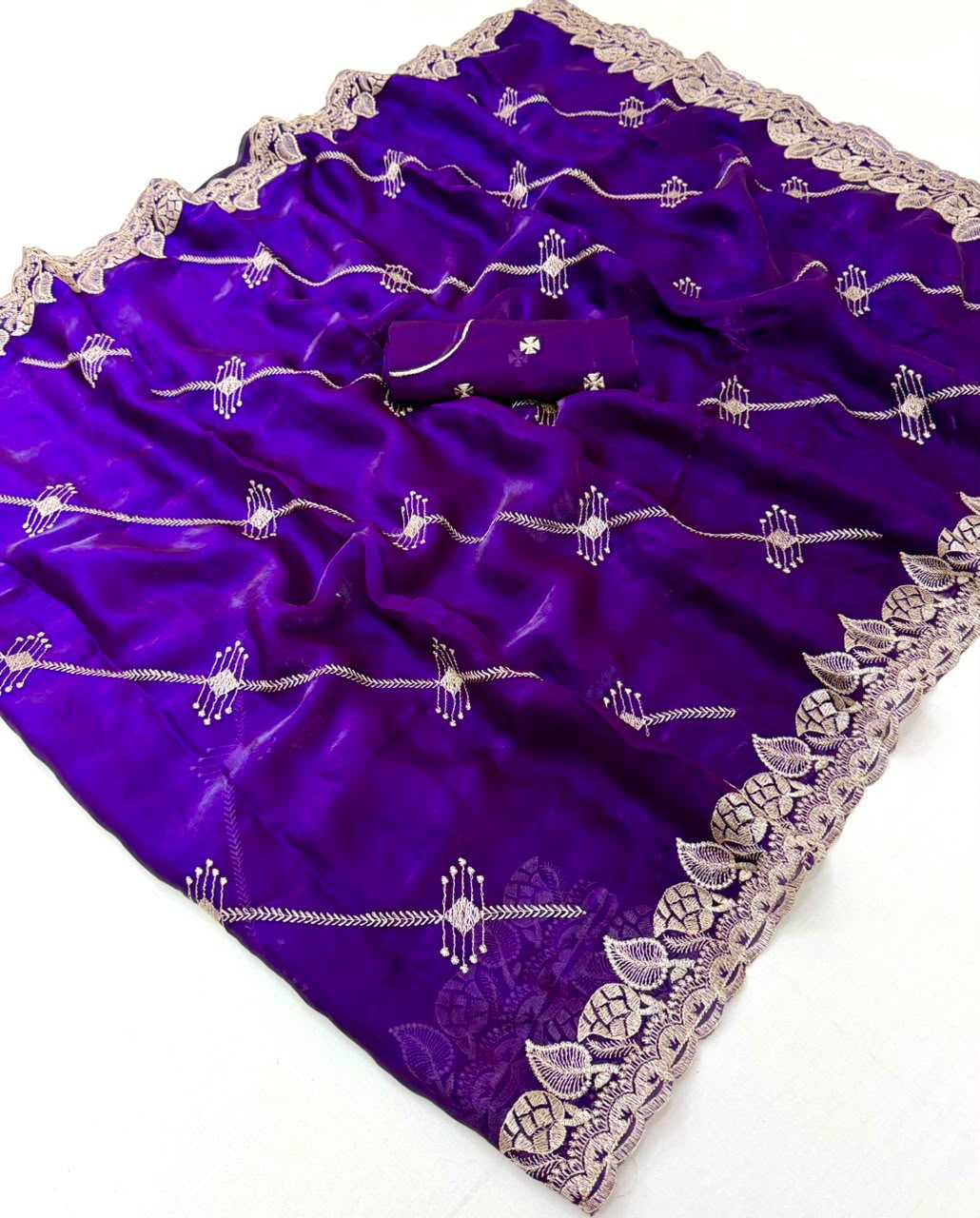 Space Silk Designer Saree