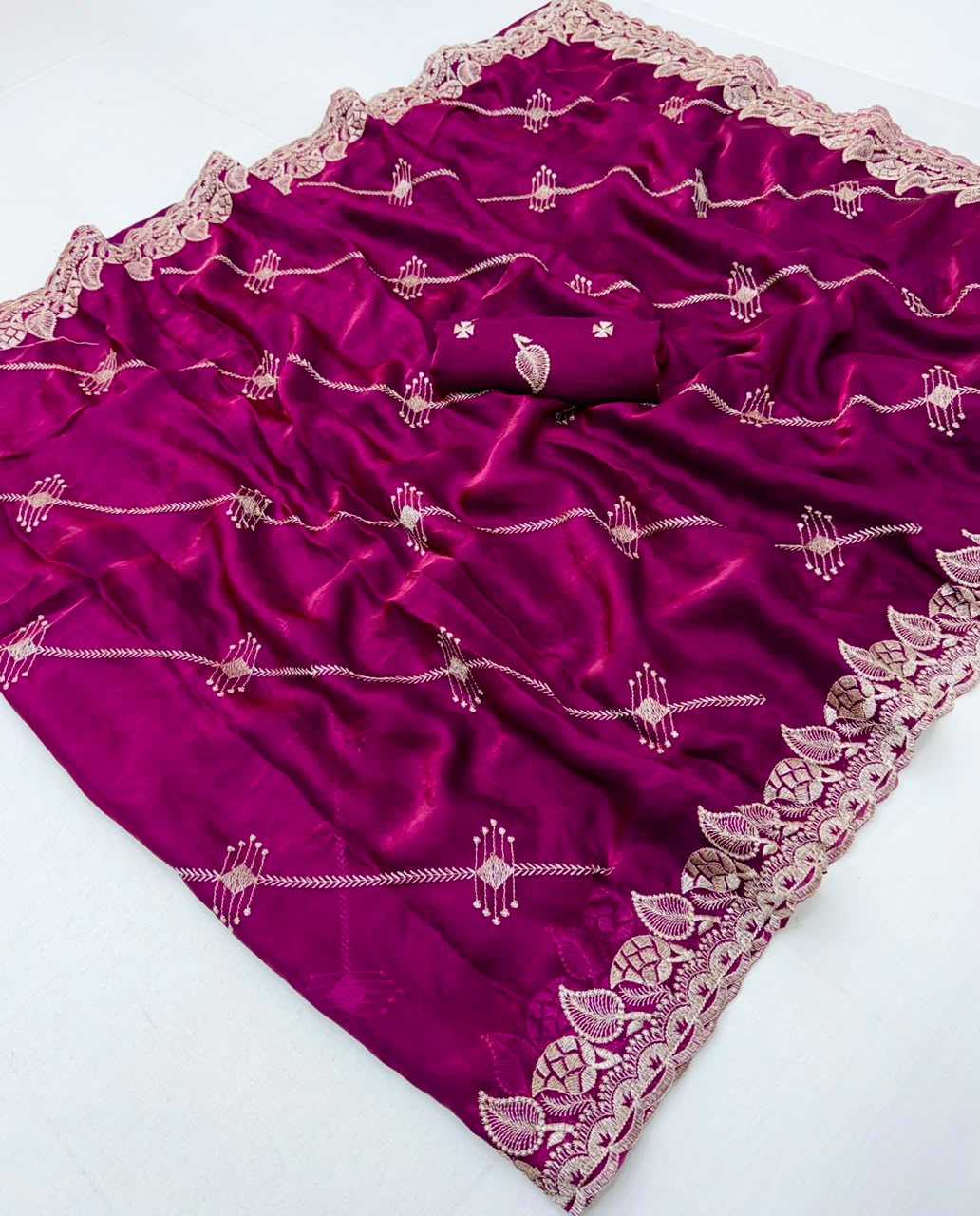 Space Silk Designer Saree