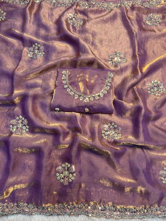 Rangoli Silk Party Wear Saree