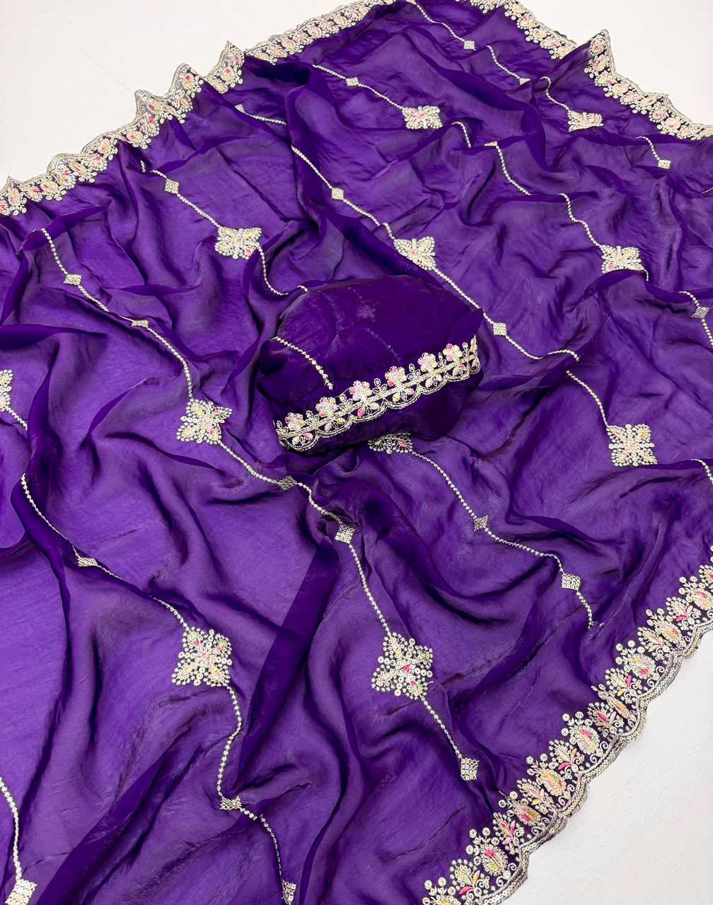 Space Silk Traditional Saree