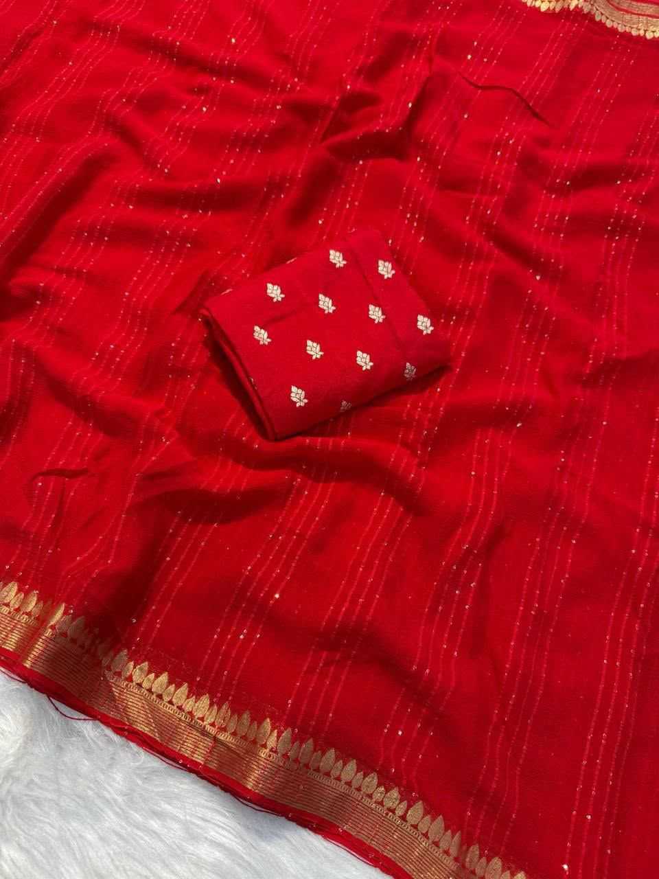 Viscose Georgette Saree
