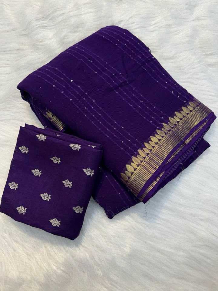 Viscose Georgette Saree