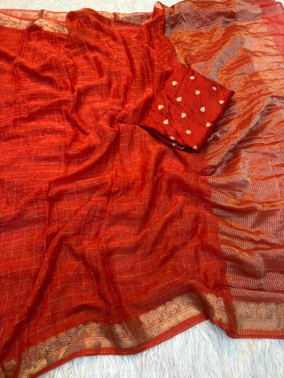 Ananya Premium Georgette Designer Saree in Magenta