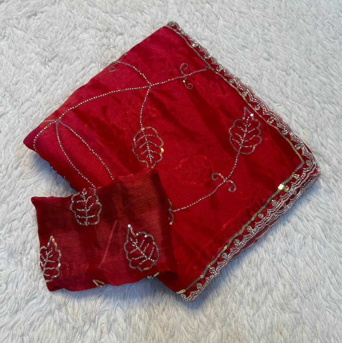 Barkha Satin Silk Soft Saree