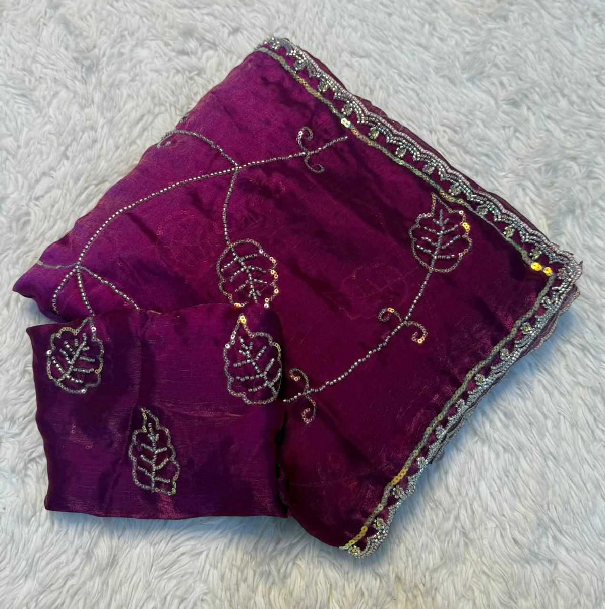 Barkha Satin Silk Soft Saree