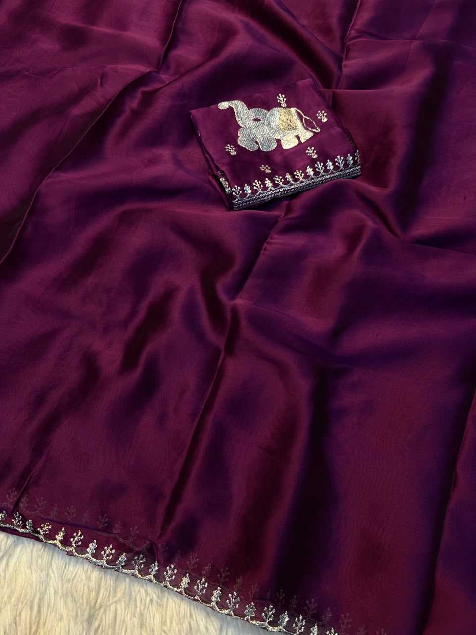 Rangoli Silk Embroidered Saree