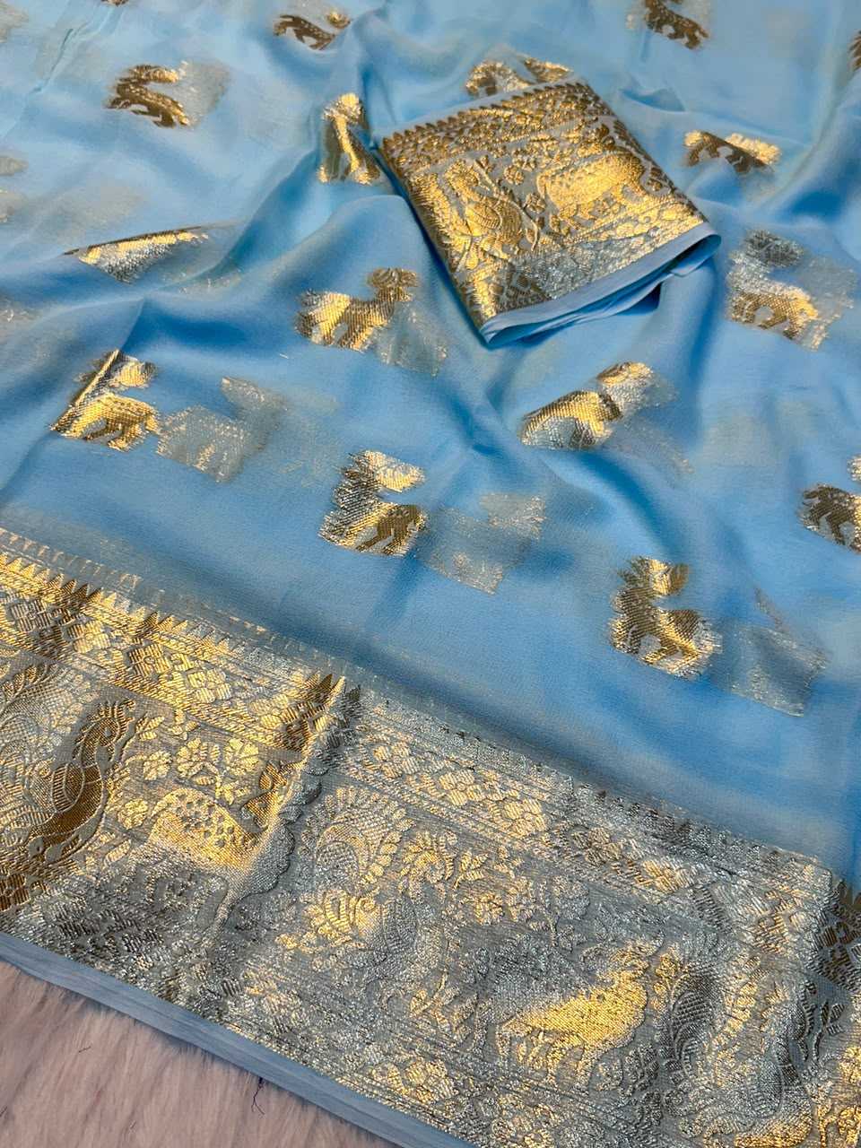 Viscose Party Wear Saree