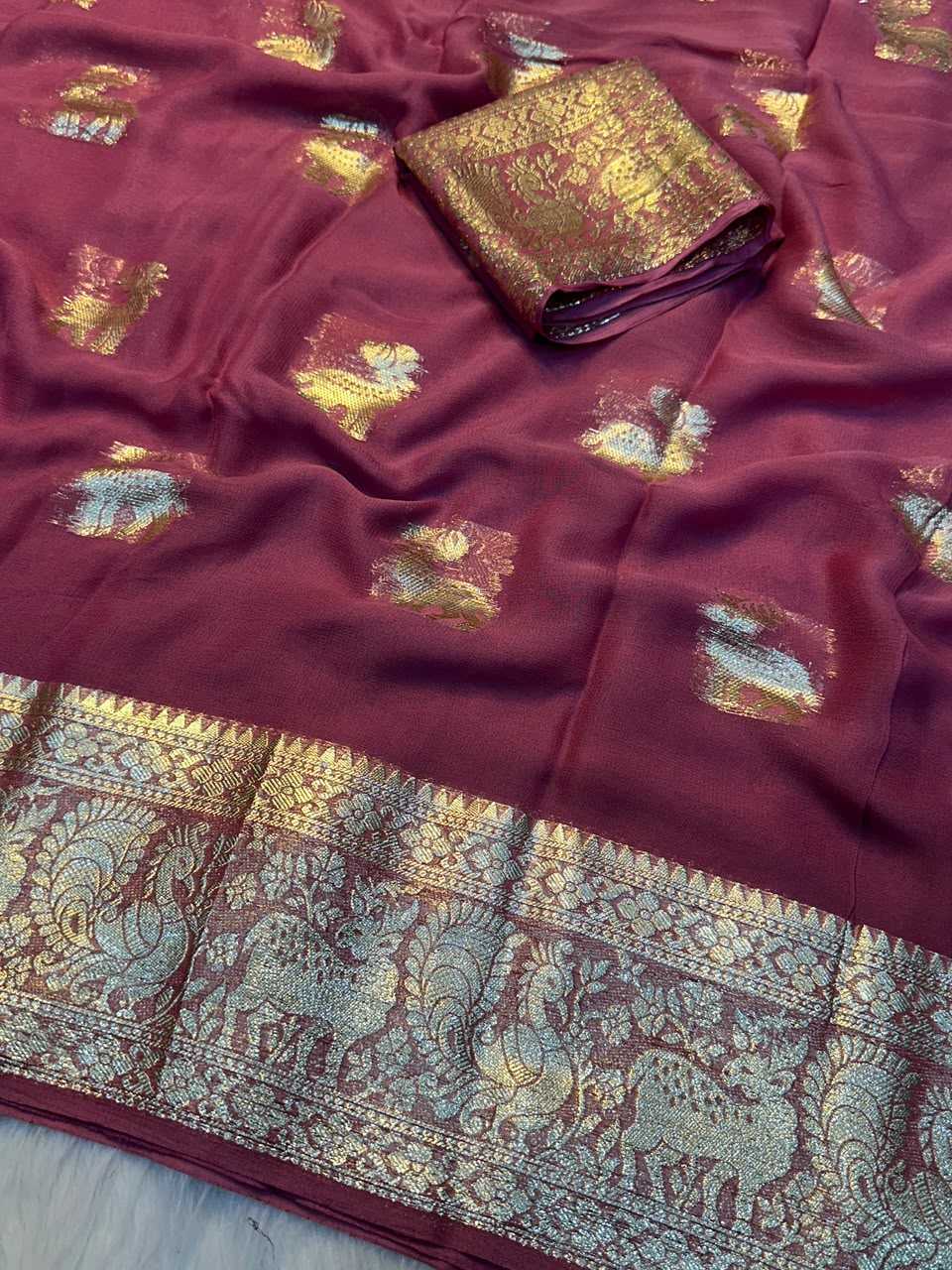 Viscose Party Wear Saree