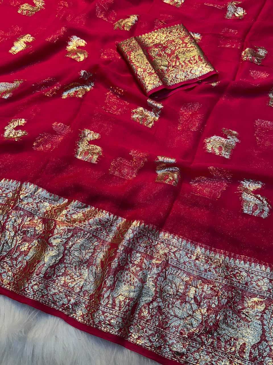 Viscose Party Wear Saree
