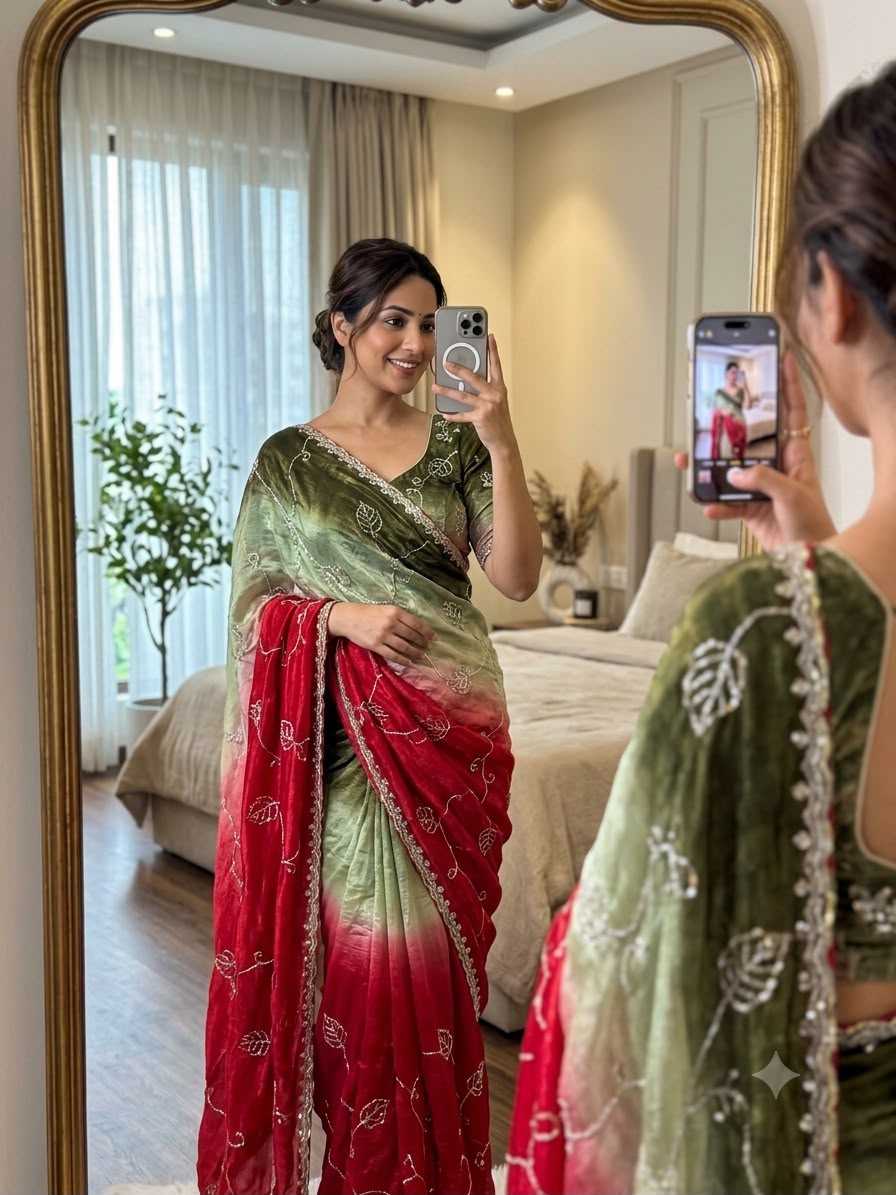 Brinda Satin Silk Soft Saree