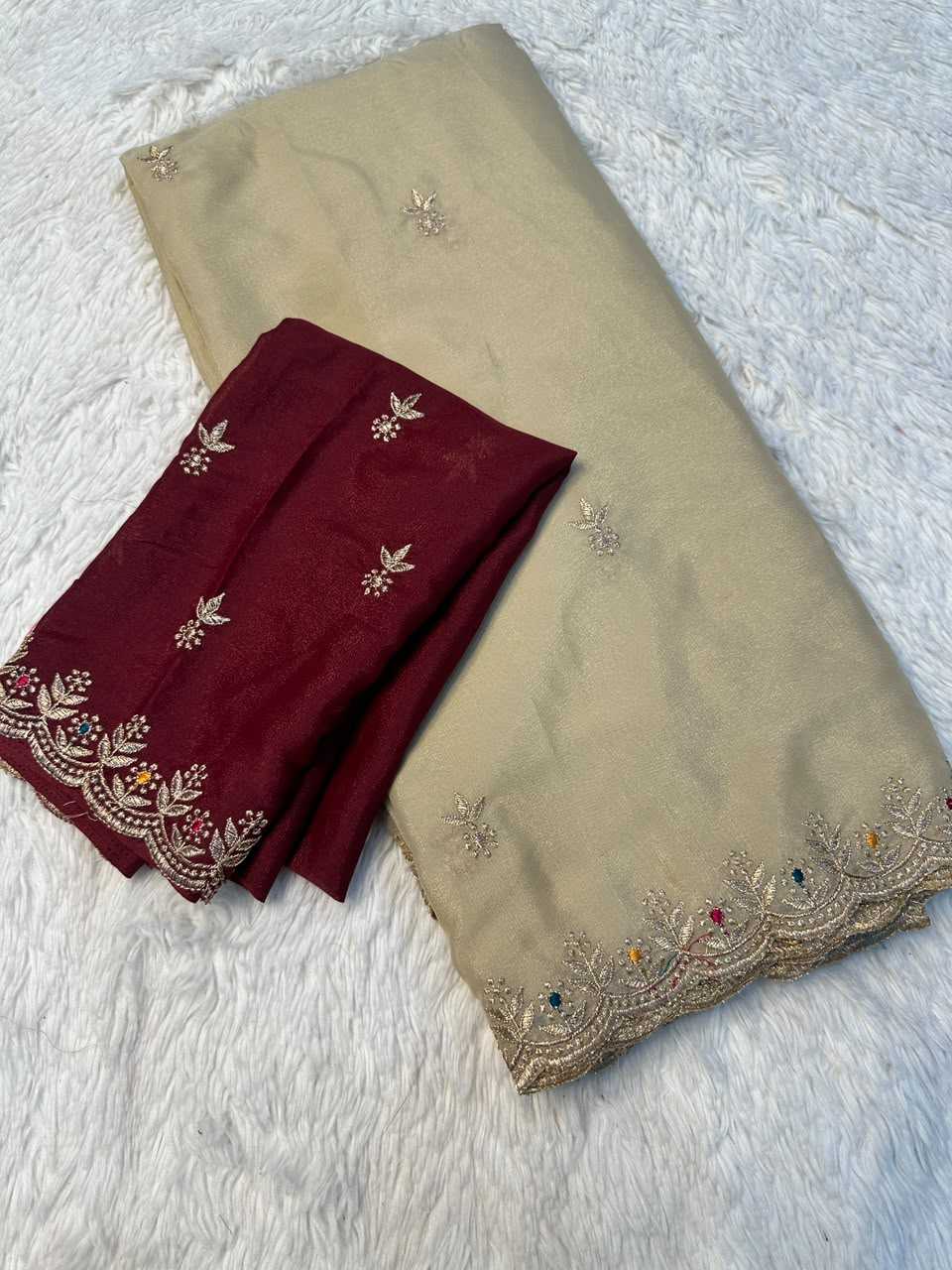 Satin Georgette Saree