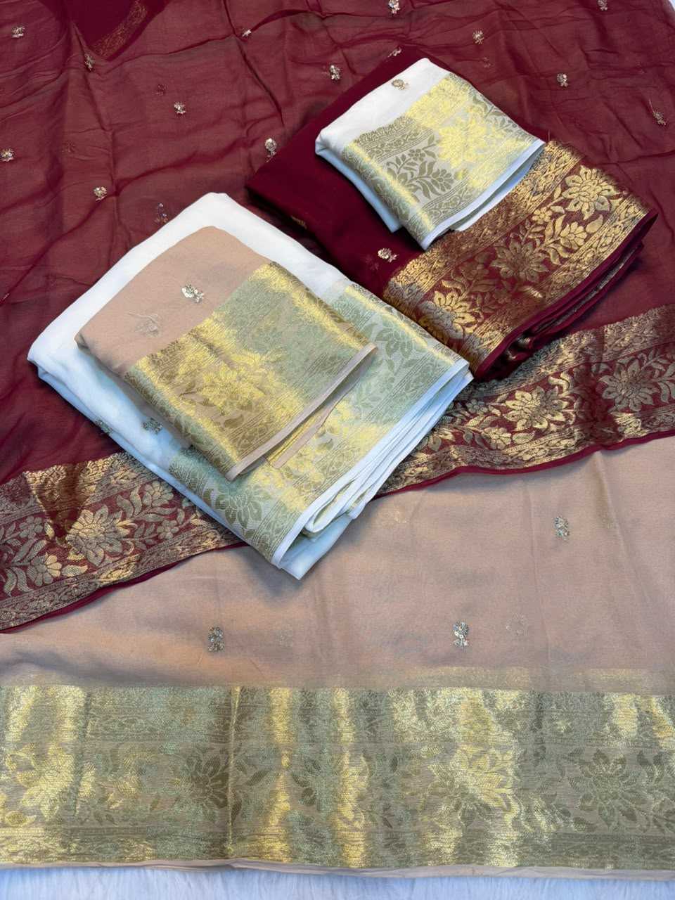 Viscose Georgette Saree