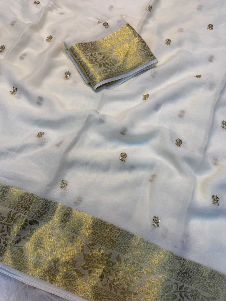 Viscose Georgette Saree