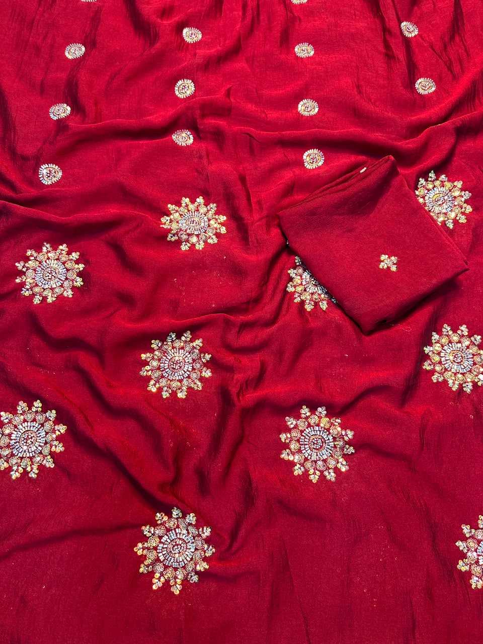 Crush Silk Fancy Saree