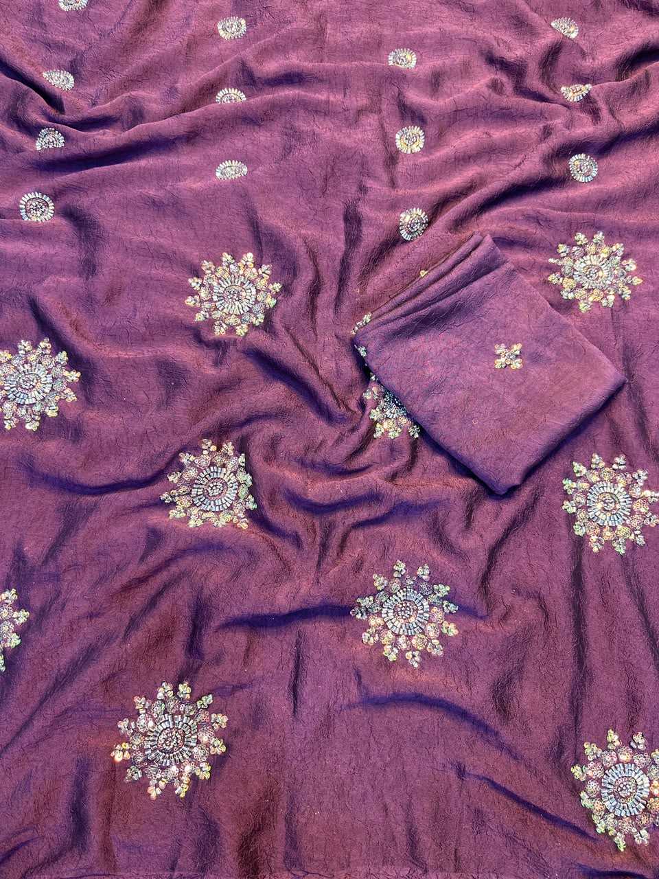 Crush Silk Fancy Saree