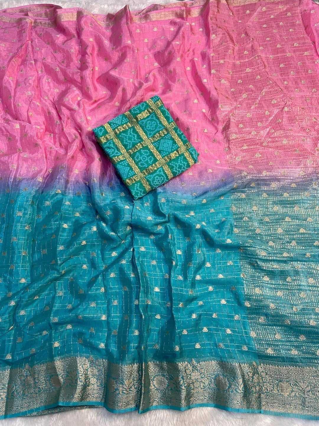 Devika Chinon Designer Saree