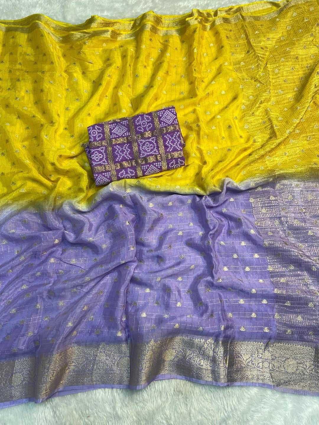 Devika Chinon Designer Saree