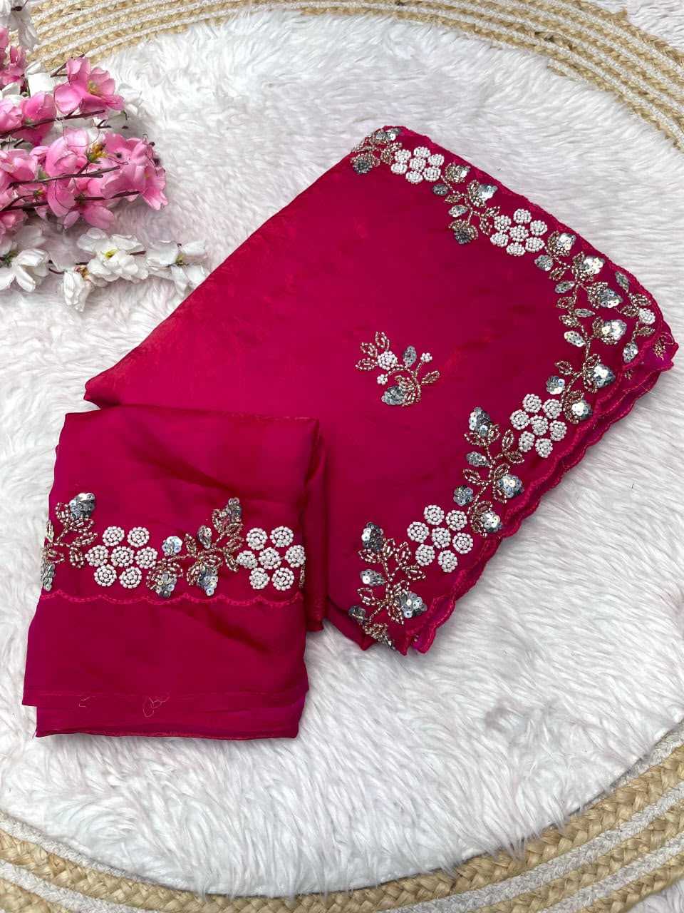 Diya Satin Silk Soft Saree