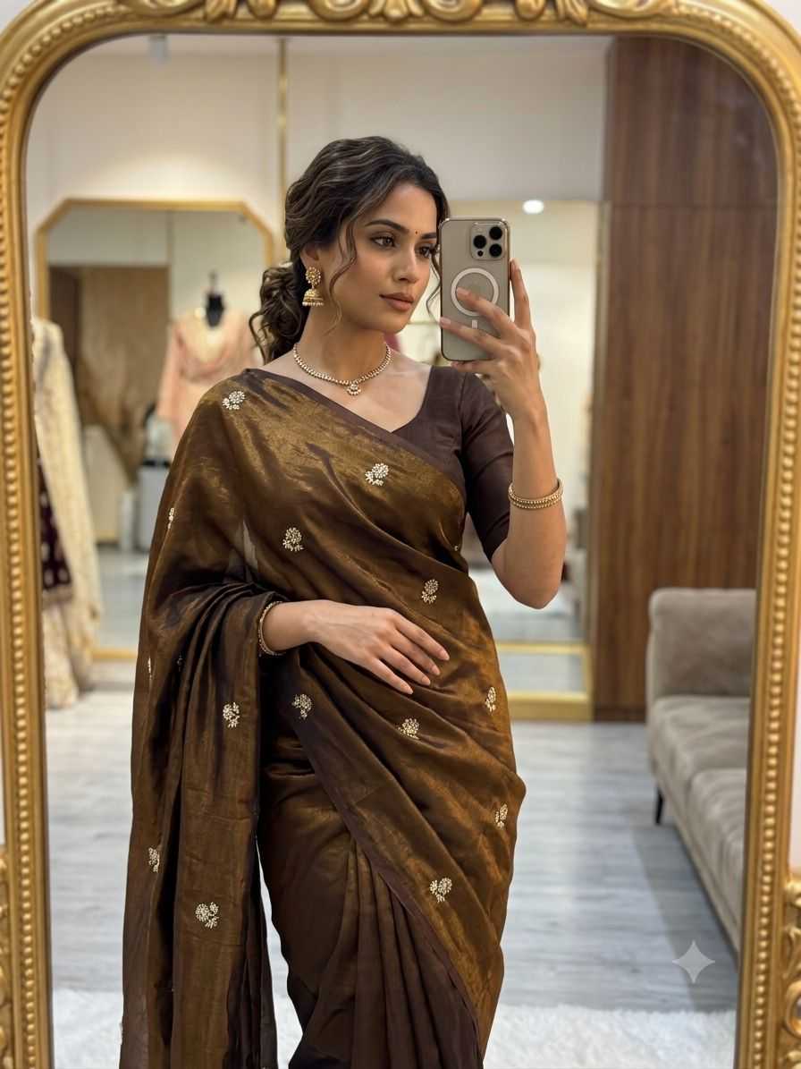 Drishti Satin Designer Saree
