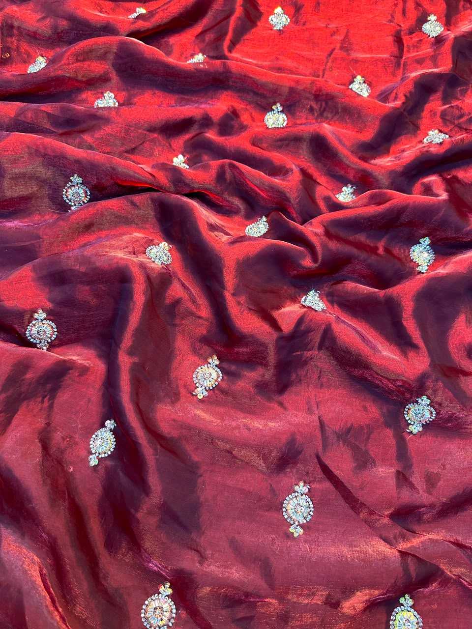 Satin Designer Saree