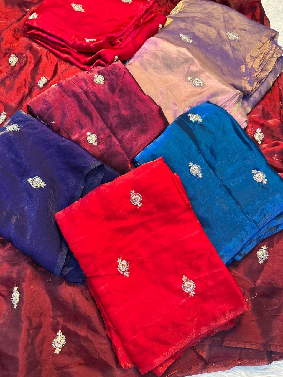 Satin Designer Saree