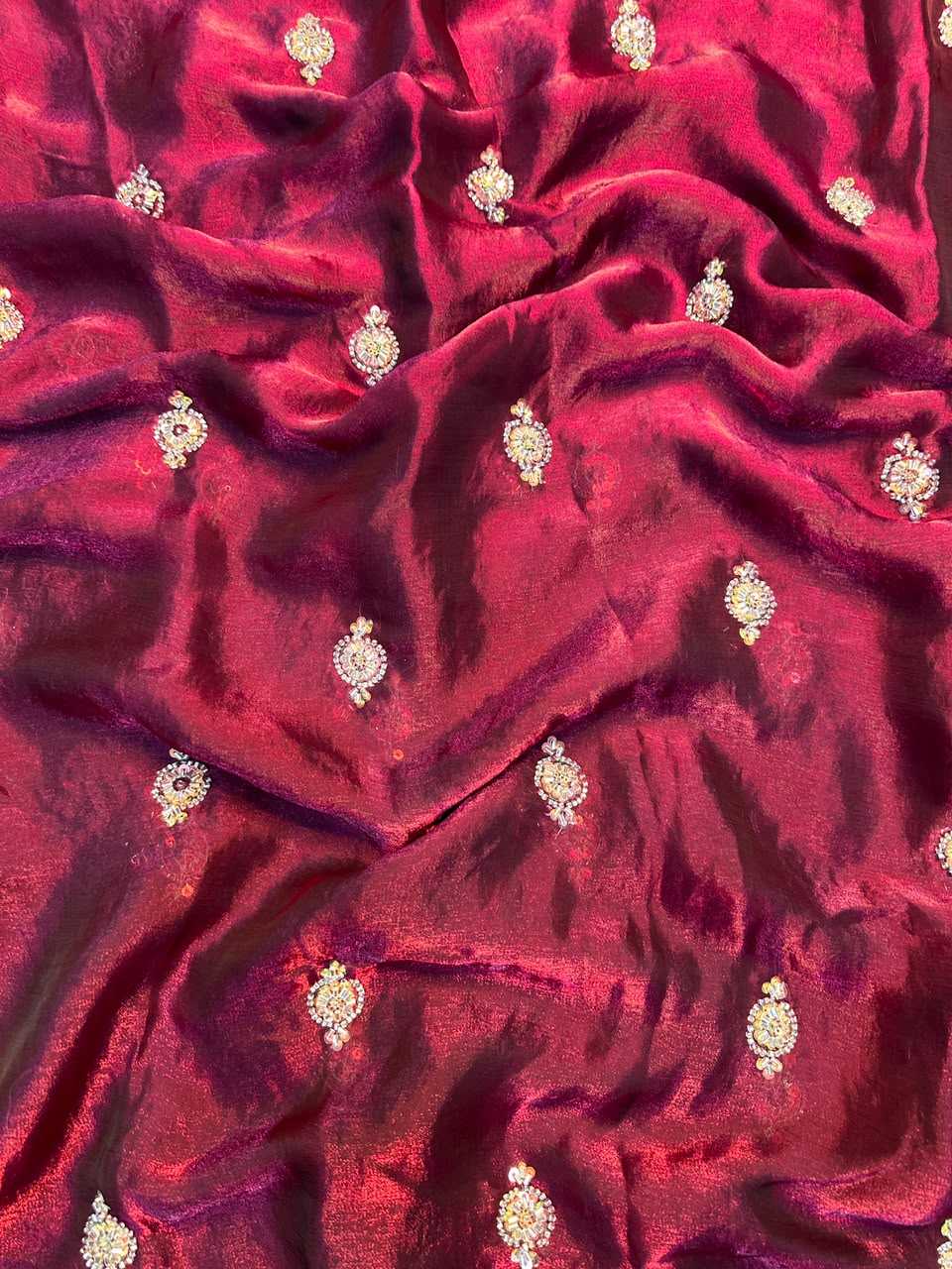 Satin Designer Saree