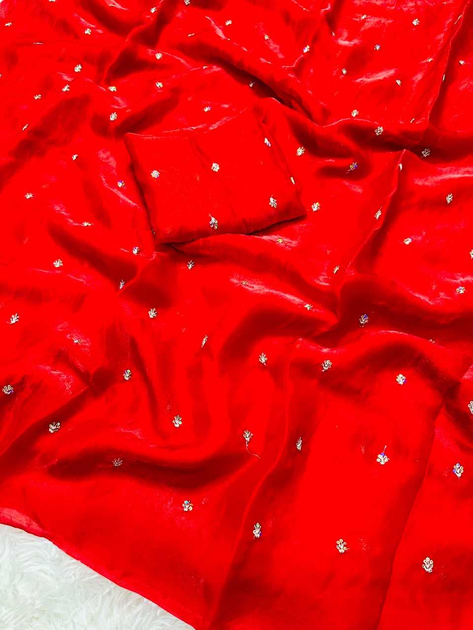 Space Silk Sequence Saree