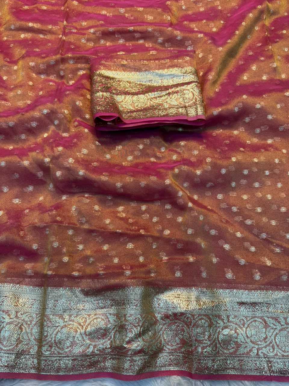Eshani Tissue Silk Soft Saree