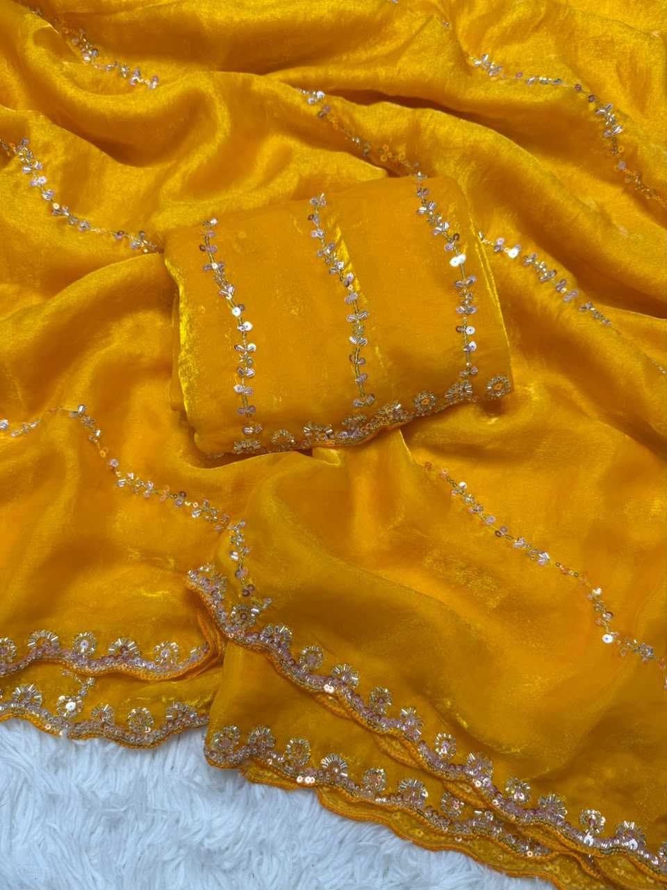 Falguni Satin Silk Soft Saree