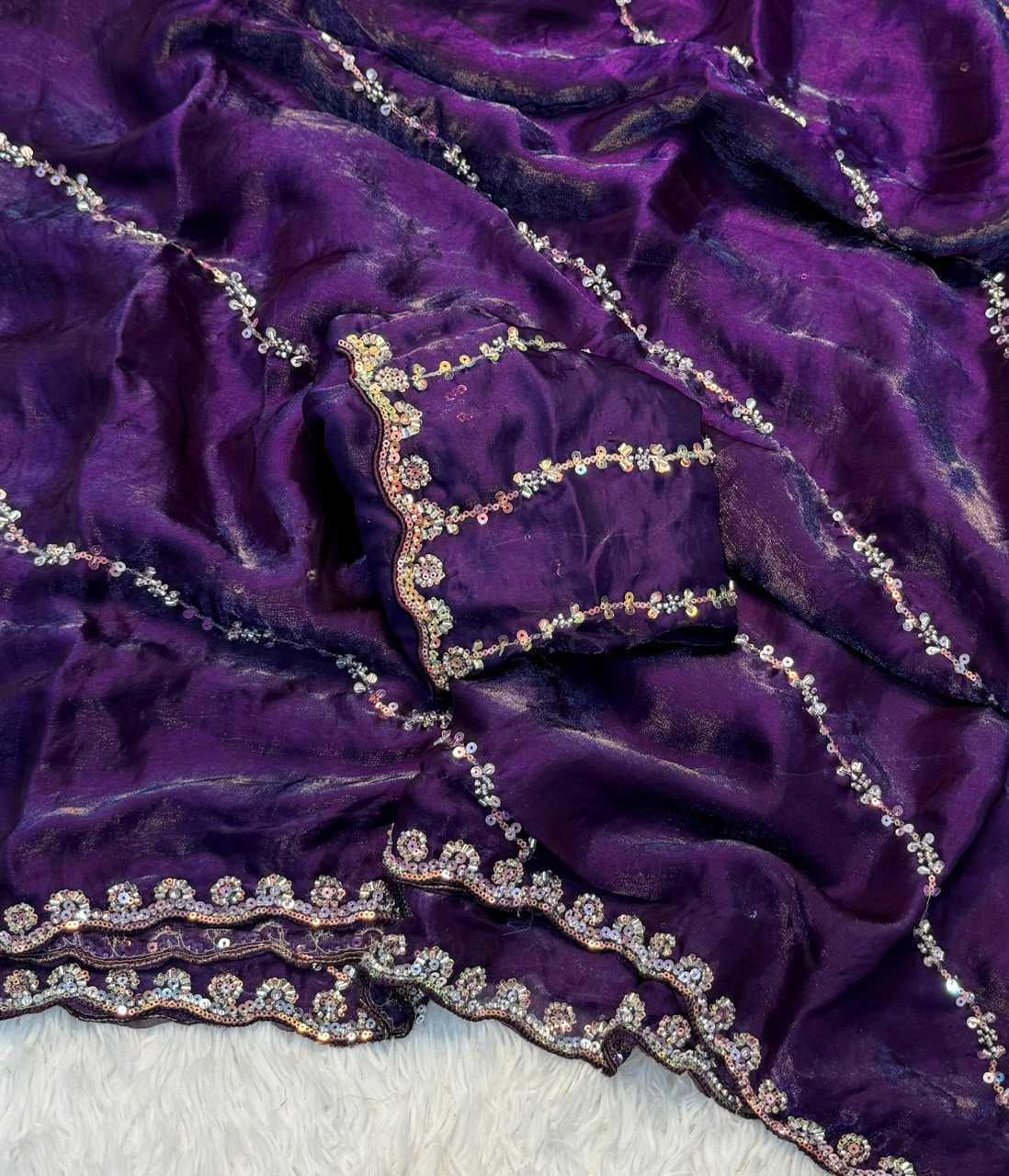 Falguni Satin Silk Soft Saree