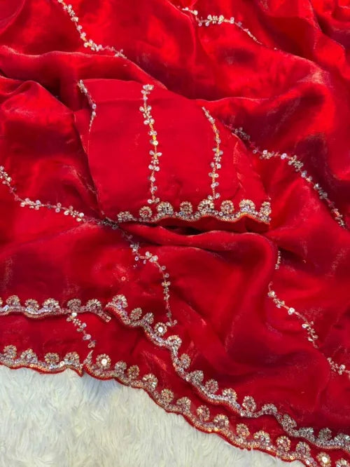 Falguni Satin Silk Soft Saree