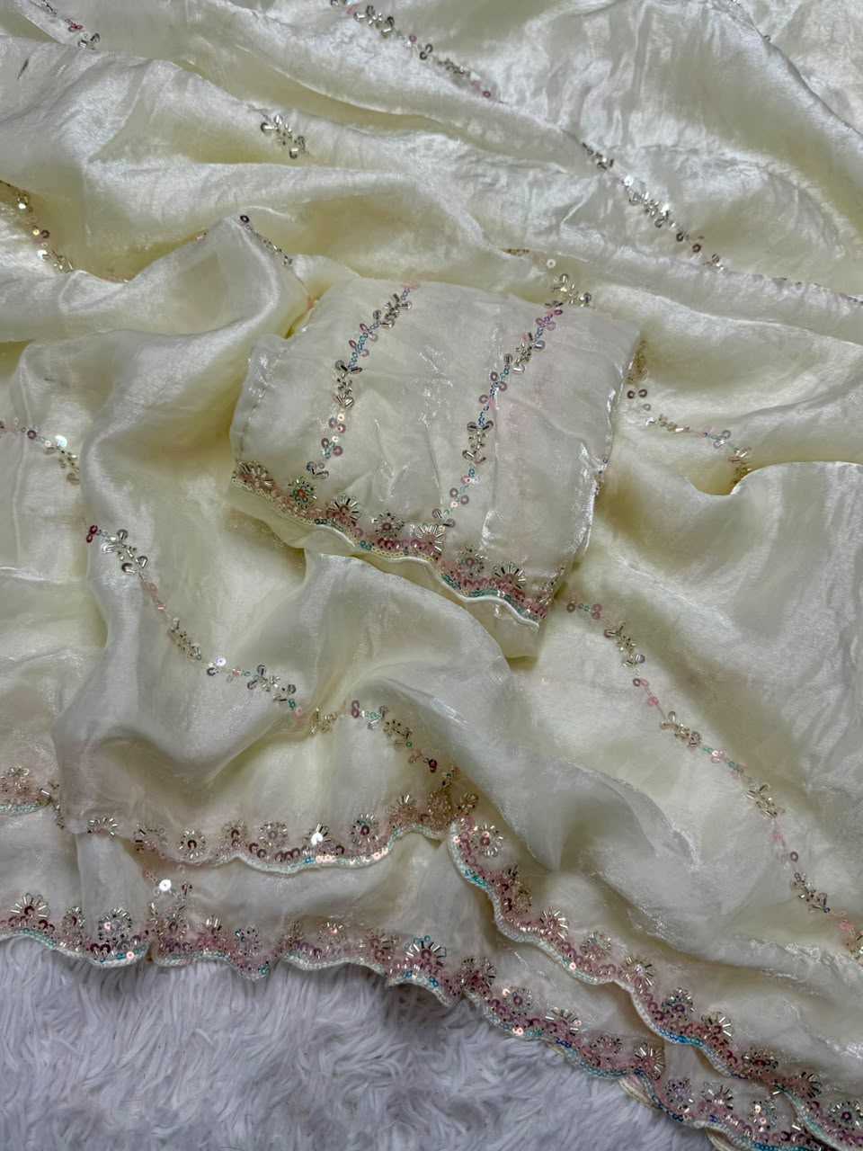 Falguni Satin Silk Soft Saree
