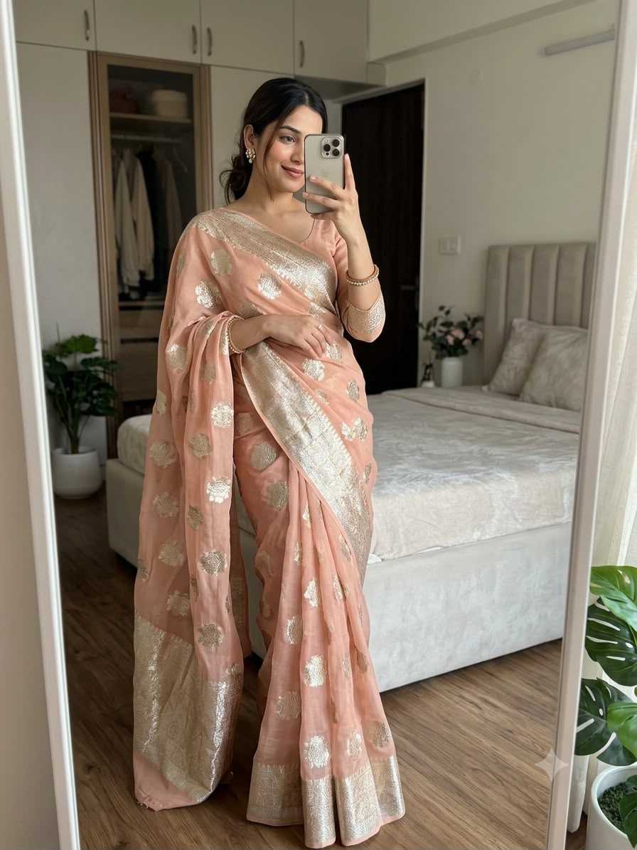 Georgette Party Wear Saree
