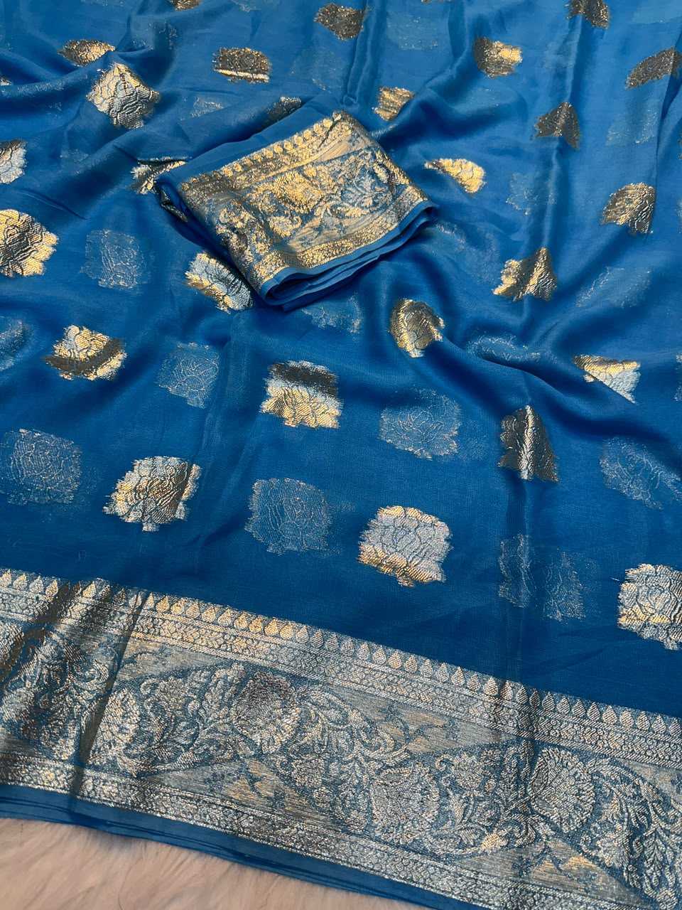 Viscose Georgette Saree